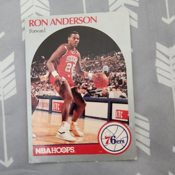 1990 NBA Hoops Ron Anderson Trading Card - Picture 1 of 5
